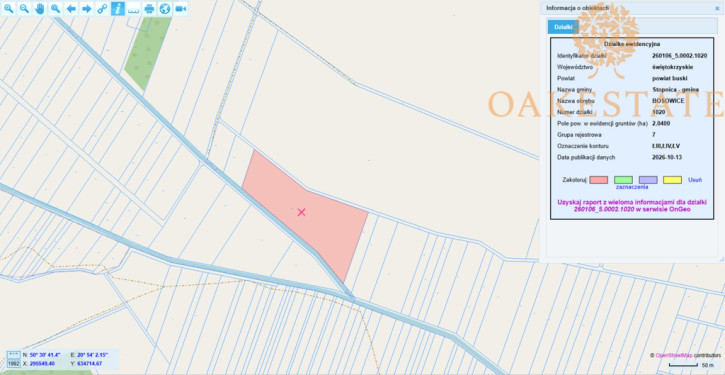 Działka Sprzedaż Bosowice 3